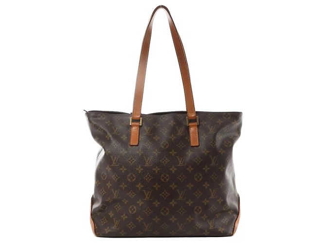 Borsa a Spalla Cabas Mezzo Monogram Louis Vuitton in Marrone M51151