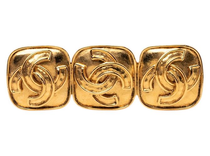 Spilla Vintage Coco Mark di Chanel D'oro