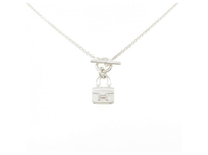 Collana Amulette Constance di Hermès Argento