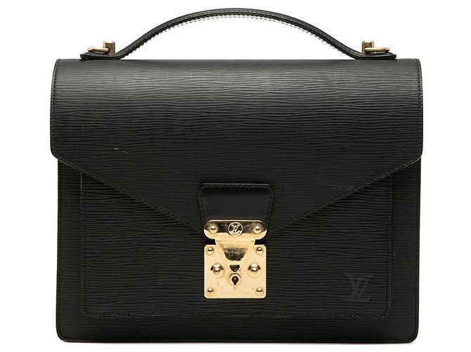 Borsa Monceau Epi Louis Vuitton Nero