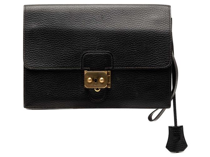Borsa Clutch Pochette Jet di Hermès Nero