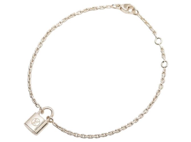 Pulseira Charm Silver Lockit da Louis Vuitton Prata