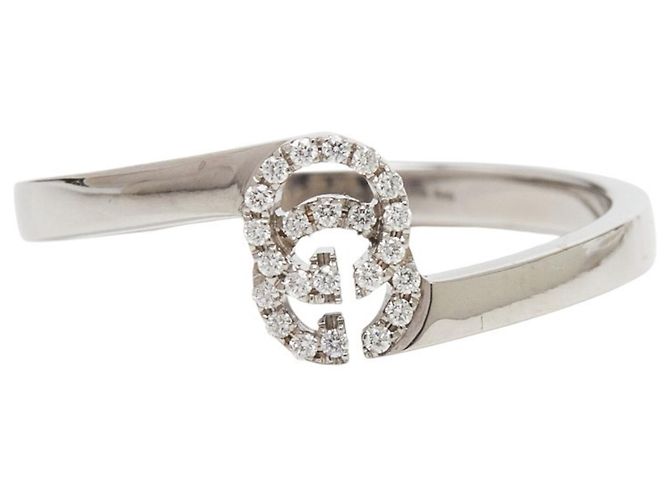 Gucci GG Running Ring aus Weißgold