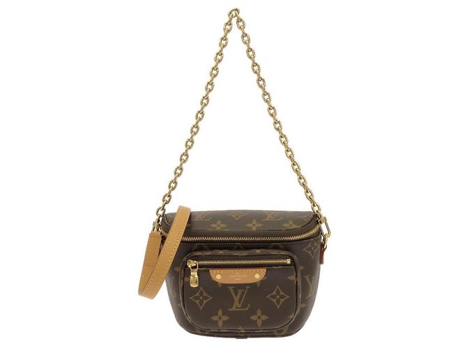 Mini Bumbag Monogram Louis Vuitton Marrone Tela