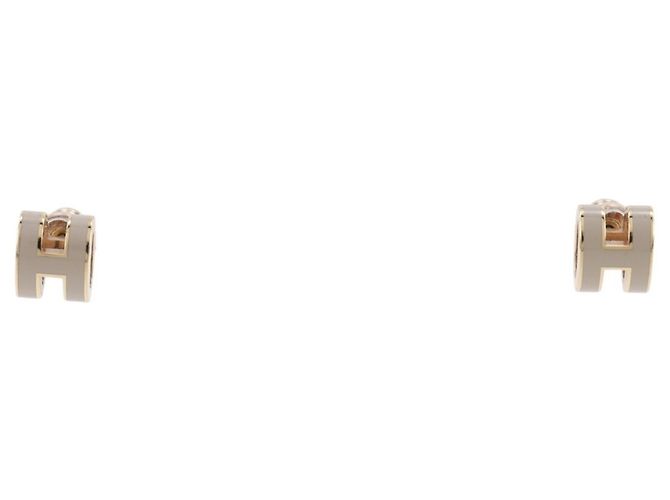 Pendientes Mini Pop Ash de Hermès Castaño