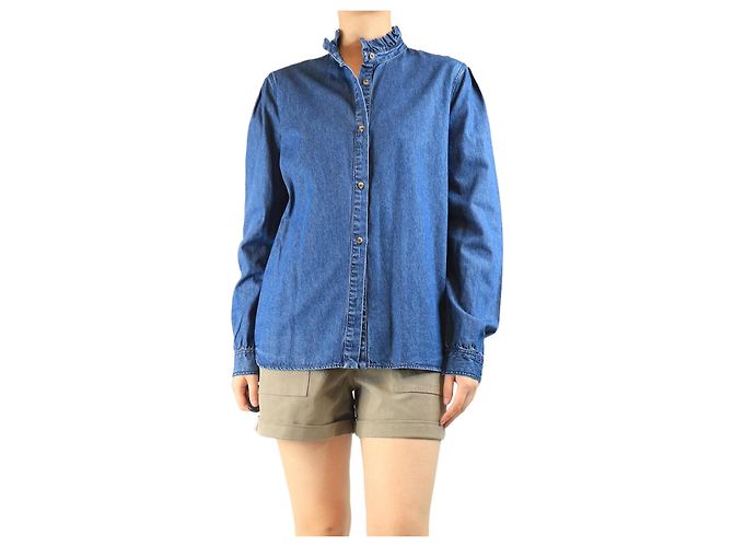 Autre Marque Camisa de mezclilla azul - tamaño L