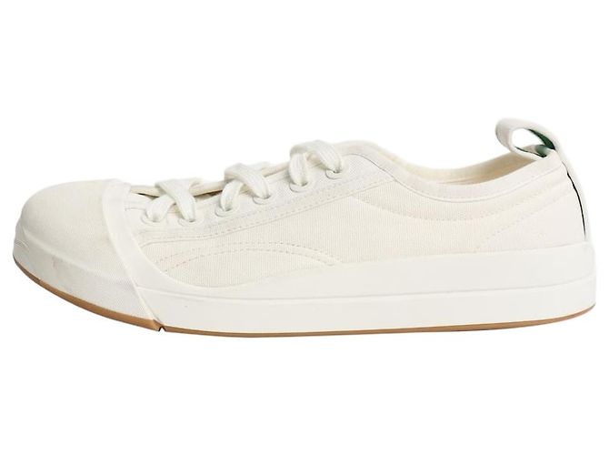 Bottega Veneta Baskets en toile blanches - taille EU 39