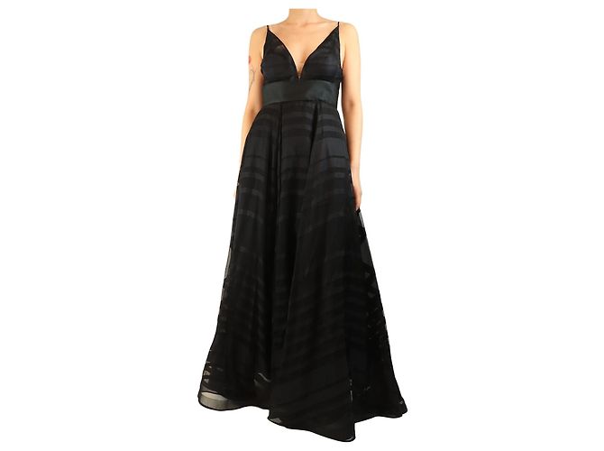 Autre Marque Schwarzes Abendkleid - Größe UK 12