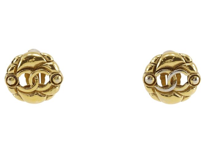 Orecchini a clip vintage Coco Mark di Chanel