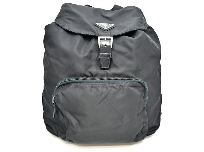 Prada Nylon Backpack for Women Black