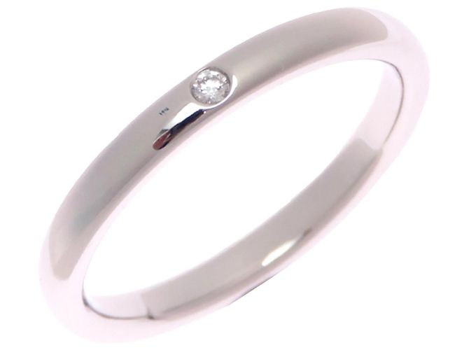 Tiffany & Co. Platinum 950 Stacking Band Men's Ring