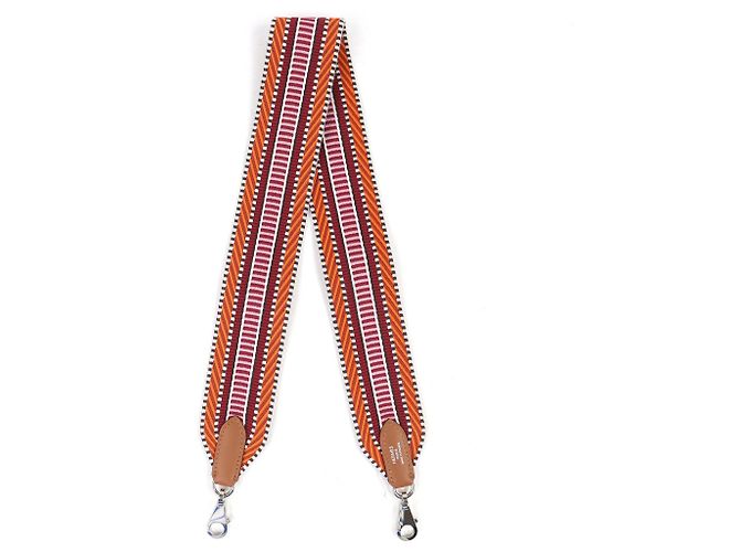 Hermès HERMES Cinghia a Spalla Sangle Caval D'oro Arancione