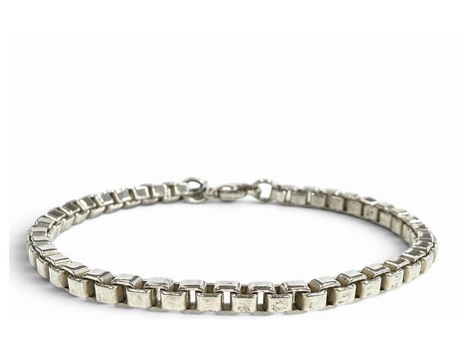 Tiffany & Co Pulseira charm de elo veneziano Tiffany Prata