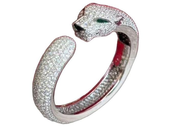 Cartier Panthère Leopard Platin Diamant Armband Nr. 16