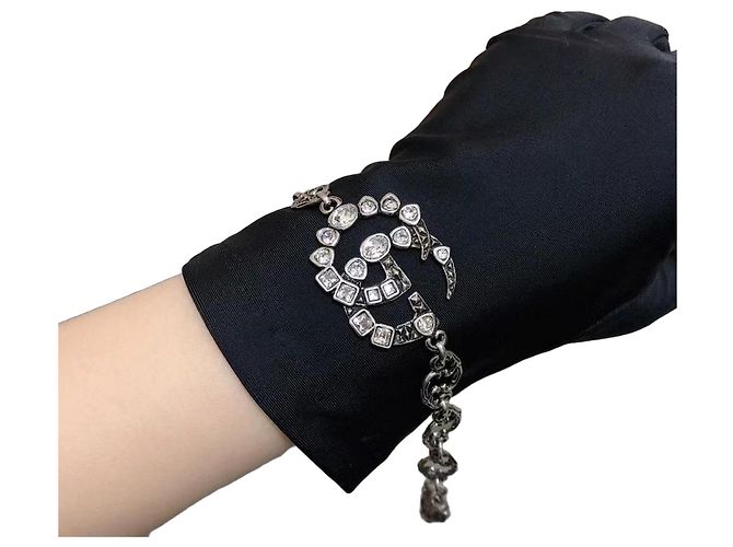 Bracciale con perline Gucci nero diamante
