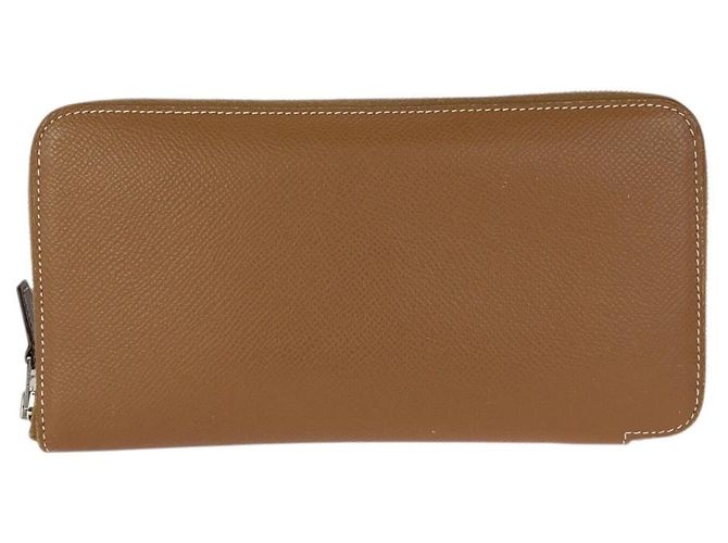 Portafoglio Long Azap Silk'in Hermès Marrone