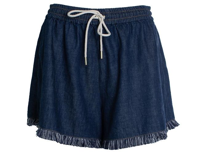 Shorts Rhiannon in blu di Zimmermann
