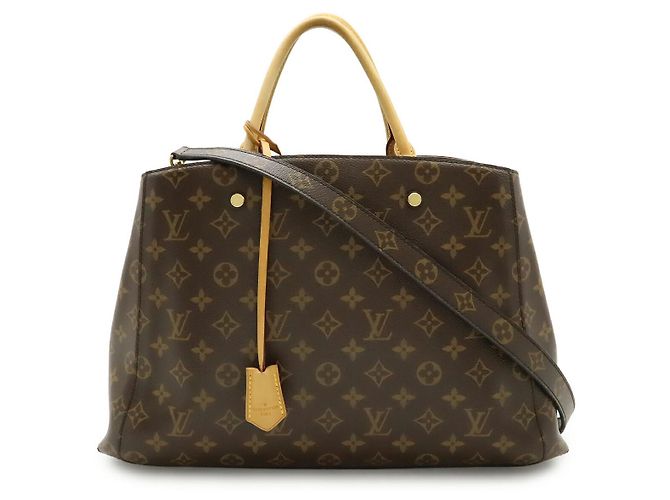Bolsa tote Monogram Montaigne GM da Louis Vuitton Marrom