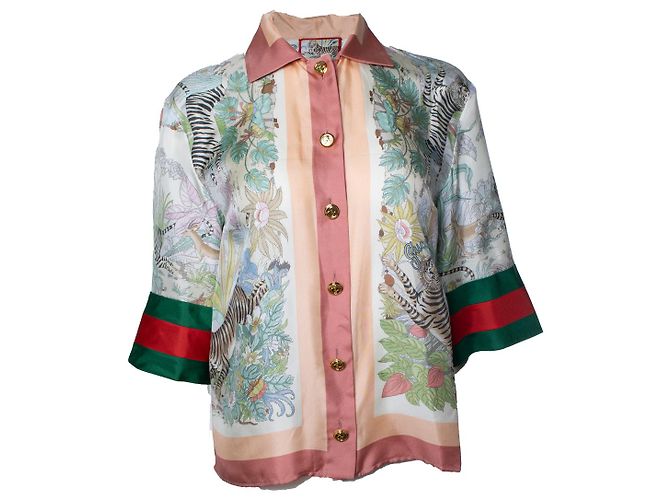 Gucci, limited edition tiger printed top Multiple colors