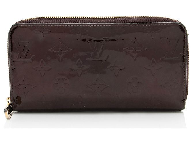Portefeuille Zippy Monogram Vernis Louis Vuitton Rouge