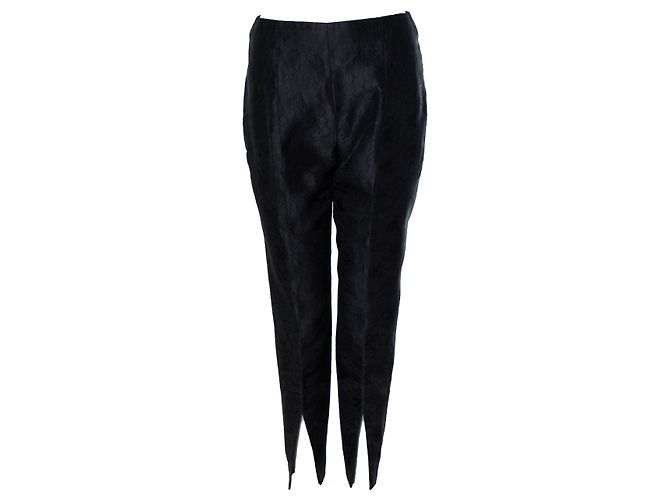 Alexander McQueen, pantaloni cropped Nero