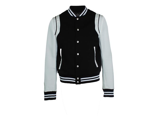 Balmain, Black and white bomber jacket Multiple colors