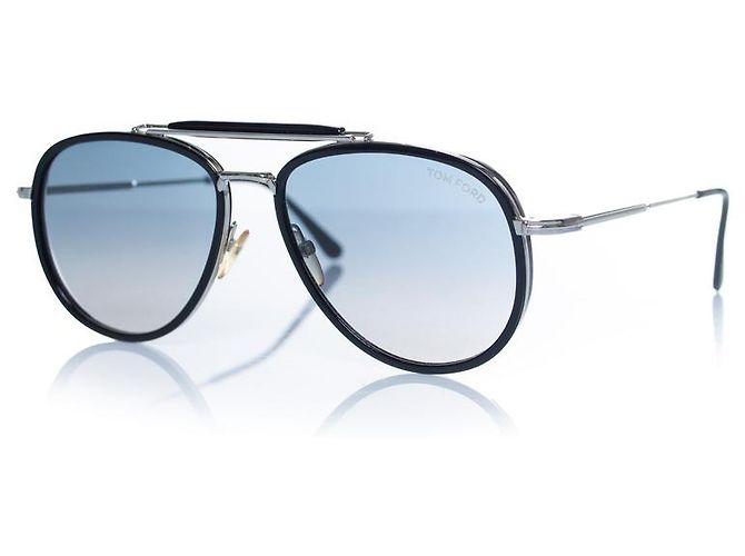 Tom Ford, black metal Tripp aviator