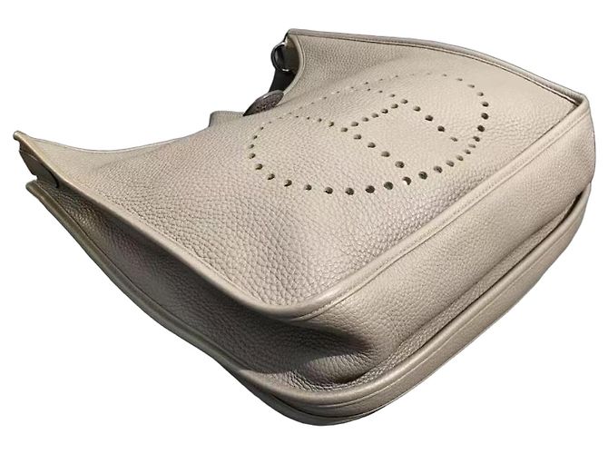 Hermès Evelyne 31 en cuir - Gris