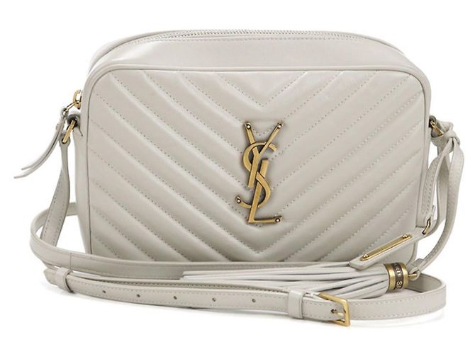 Borsa a tracolla Saint Laurent Bianco