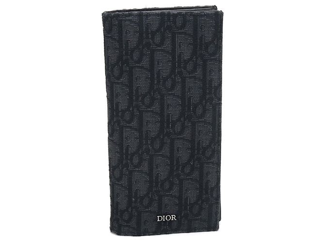 Christian Dior Bi-fold Long Wallet Black