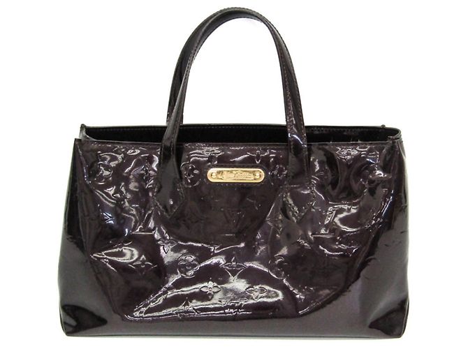 Bolso Louis Vuitton Monogram Vernis Wilshire PM Burdeos