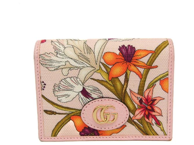 Gucci Papier Mini Geldbörse 391446 Pink