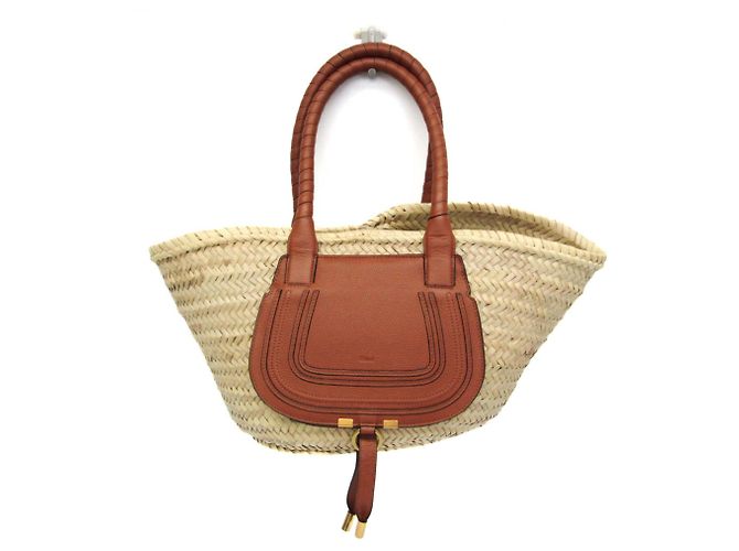 Chloé Marcie Basket Tasche Braun