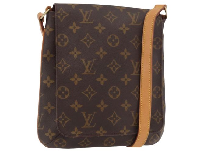 LOUIS VUITTON Bolsa de Ombro Curta Monogram Musette Salsa M51258 LV Auth 175036A Monograma