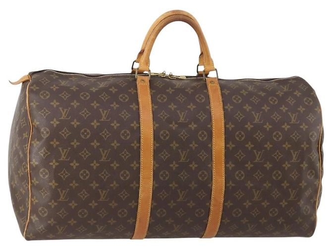 LOUIS VUITTON Bolsa Boston Monogram Keepall 60 M41422 Auth LV ep13958 Monograma