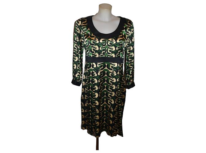 Vestido de seda Diane Von Furstenberg Multicolor