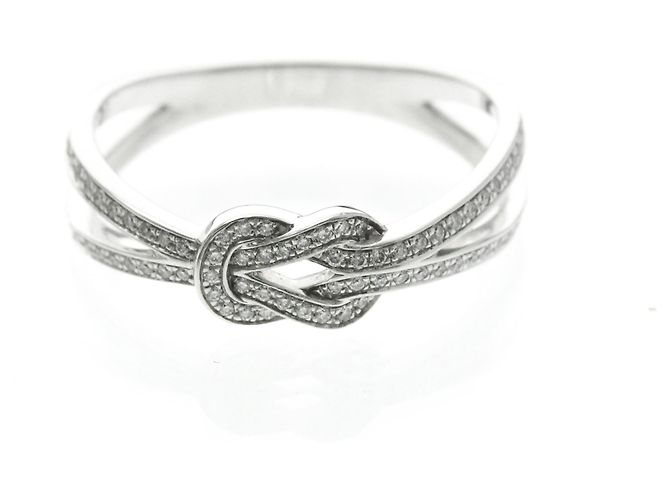 Infini Diamantring von Fred Chance Silber