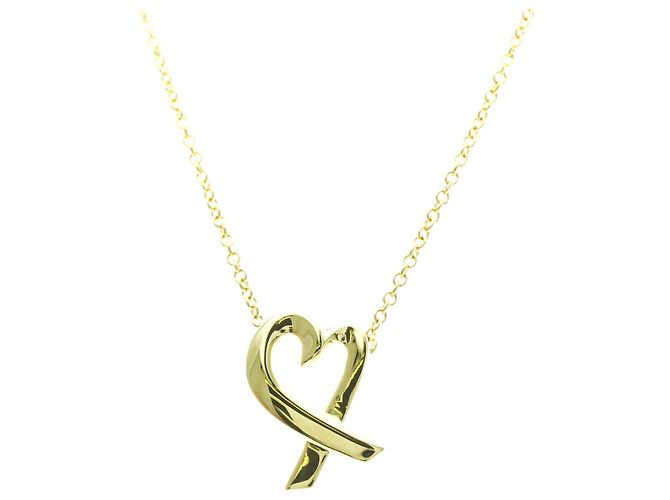 Tiffany & Co Collar Péndulo Corazón Amoroso Tiffany Dorado