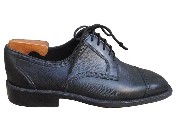 Autre Marque Derbies Gotti 1913 in pelle nera uomo Nero 