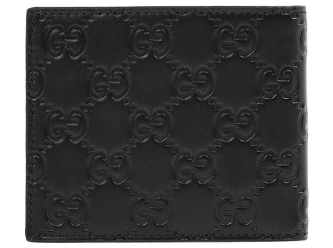 Gucci Signature Micro Cima Wallet Black