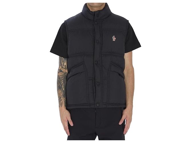 Moncler Grenoble Aul Down Vest Black