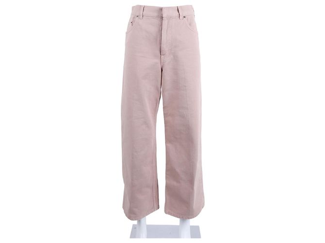 Dior Pantalones de algodón Rosa 