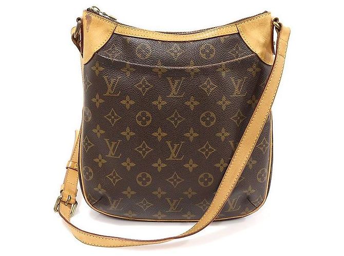 Louis Vuitton Borsa a tracolla Odeon PM in tela monogramma Marrone