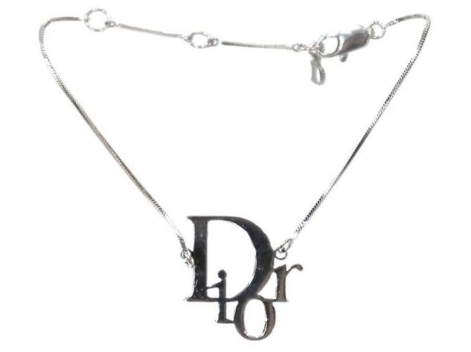 Oblique Dior Pulseira Prata Obliqua