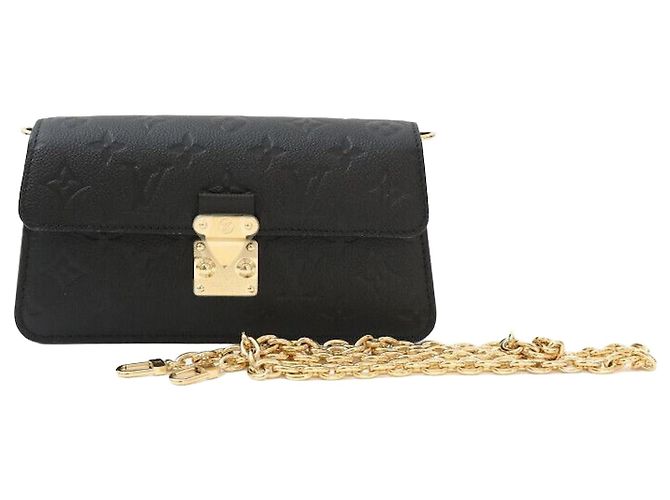 Louis Vuitton Borsa a tracolla Monogram Empreinte Nera Nero