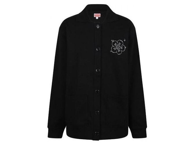 Kenzo Le Cardigan Logo La Prima Noir