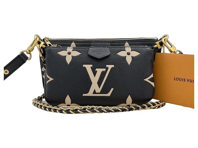Louis Vuitton Borsa a Spalla Multi Pochette Accessori Nero