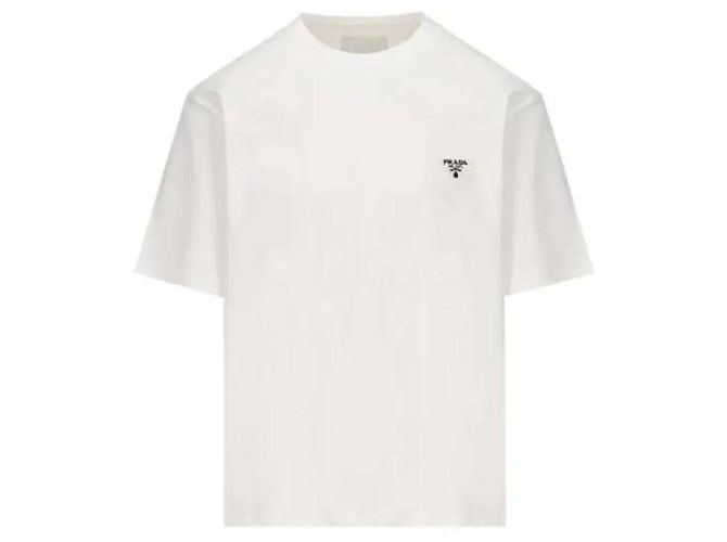 Prada Camiseta de manga curta com logo