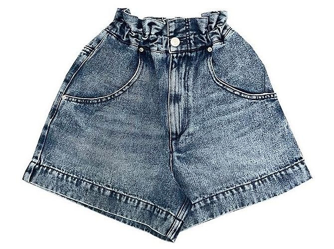 Isabel Marant Bermuda de denim stretch TITEA Azul