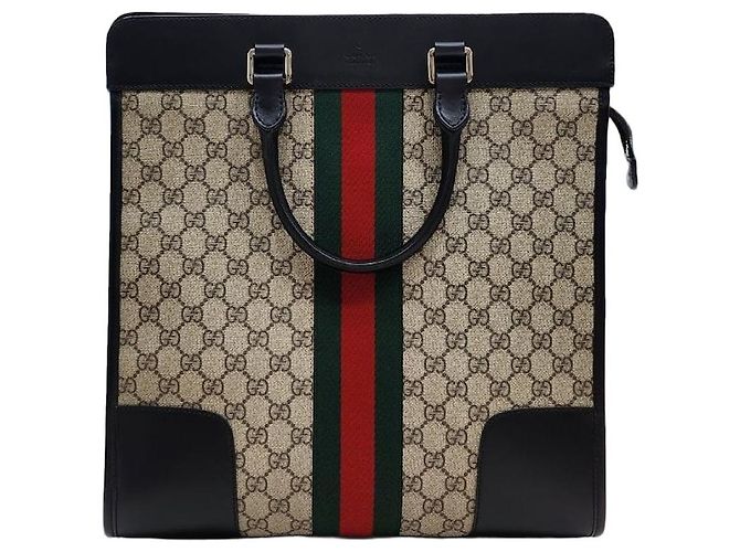 Gucci Supreme Top Handle Tote Bag